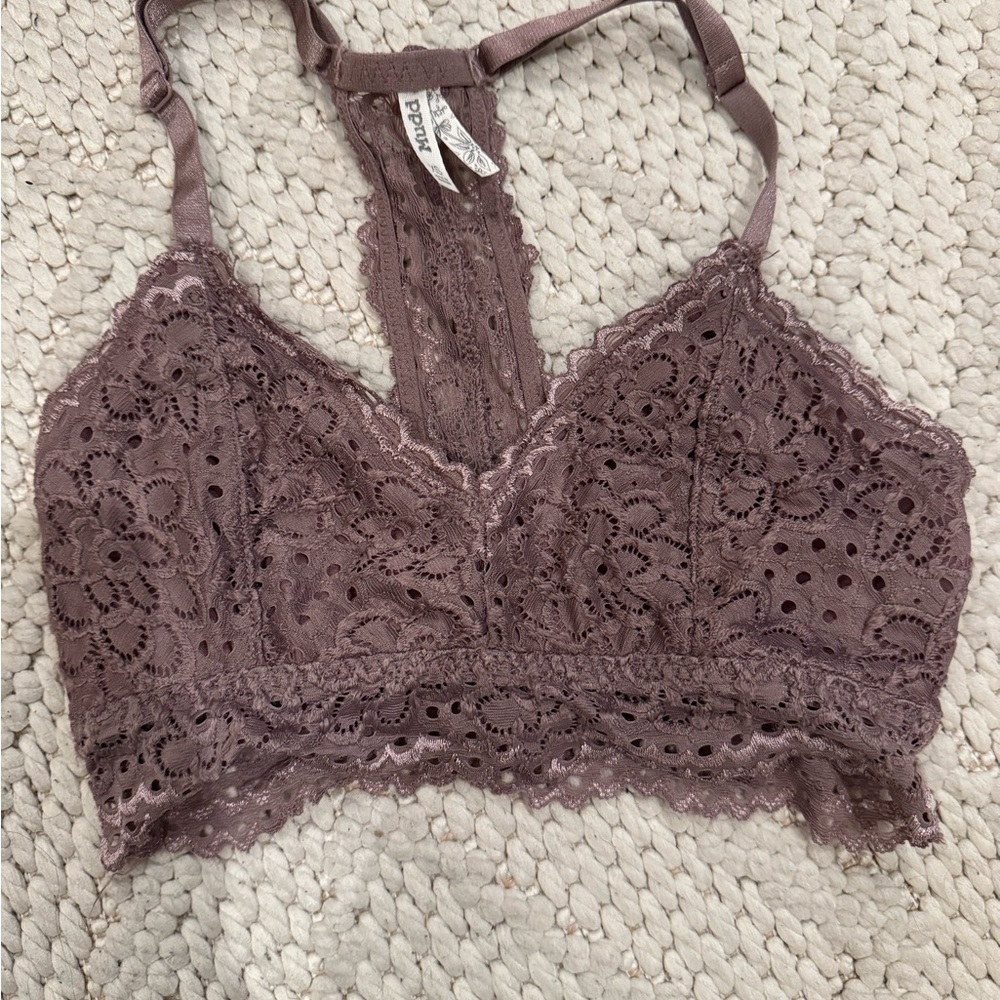Lace Bralette in Mauve